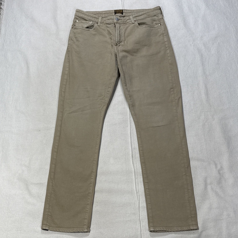 Civilianaire Walker Jeans Men Size 32x30 Allen Edmonds Khaki Slim Fit USA